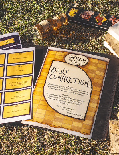 DAILY GAME CARDS: Connection with your Community & Friends, Family, Nature and Yourself.